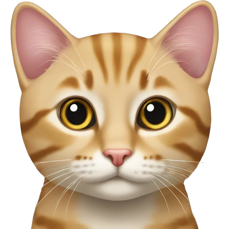 котенок с розовым бантиком  emoji