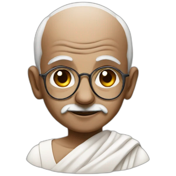 gandhi emoji