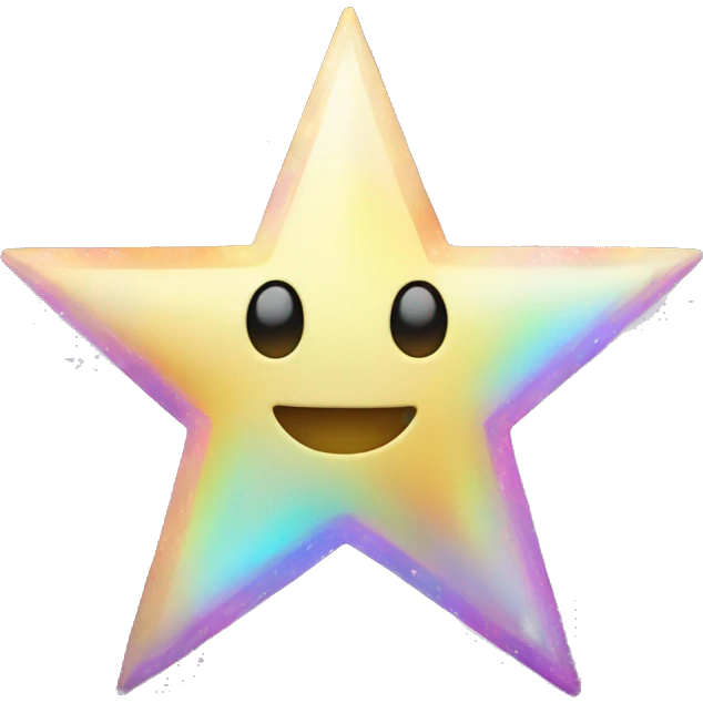 holographic star emoji