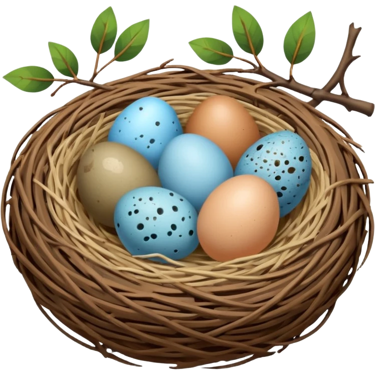 bird nest emoji