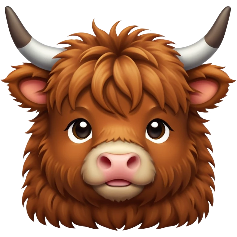 Baby highland cow emoji