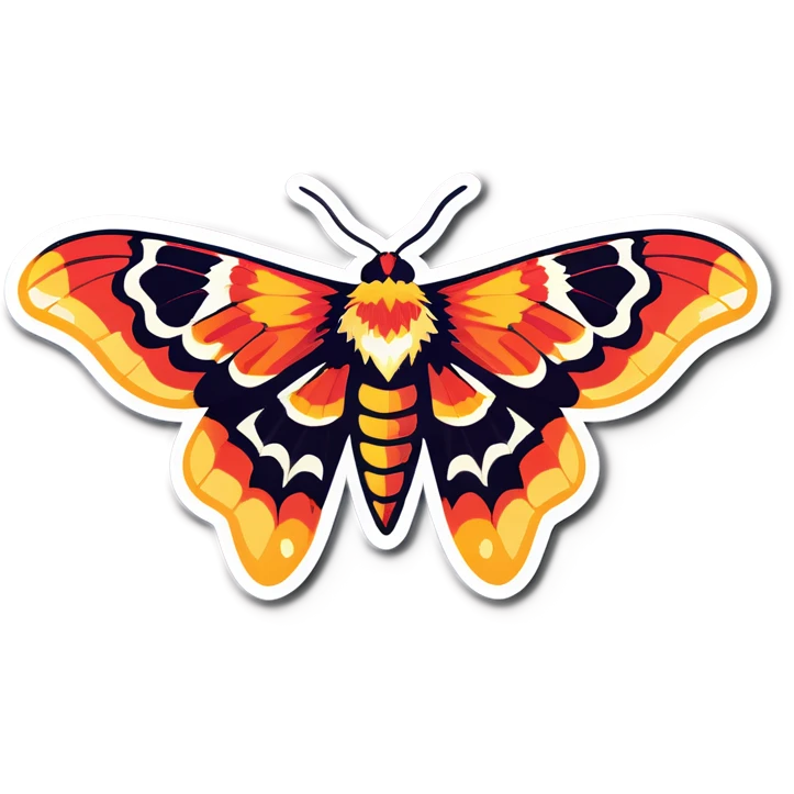 Sexy moth emoji