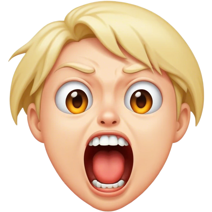 Screaming  emoji