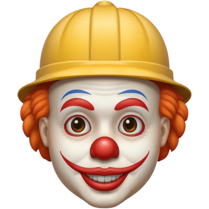 clown with helmet emoji