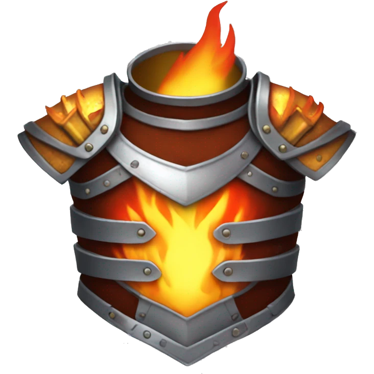 flaming torso armor emoji