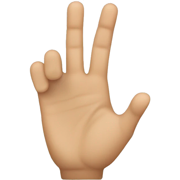 finger pressing w key emoji