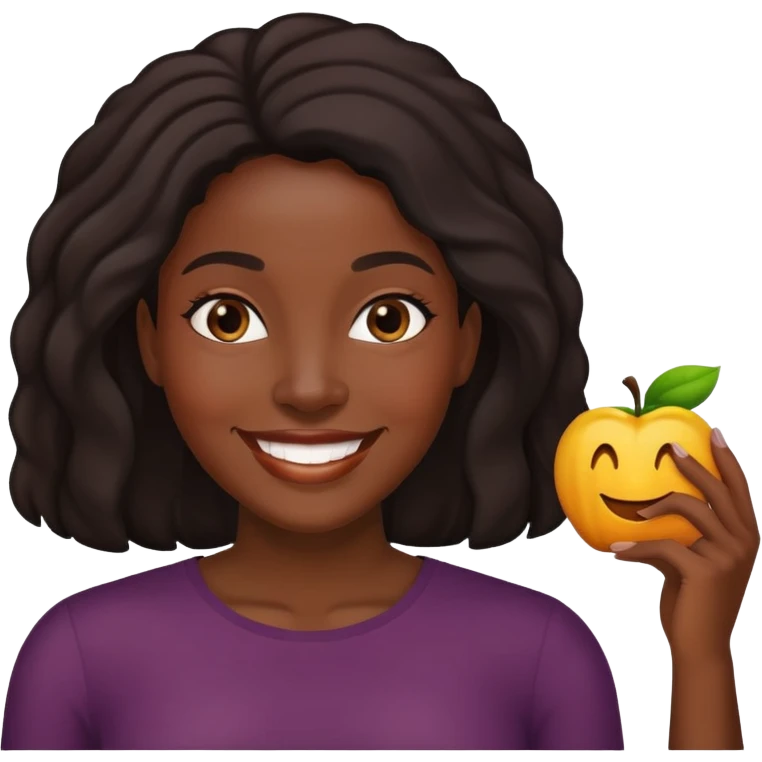 Schwarze Frau  emoji
