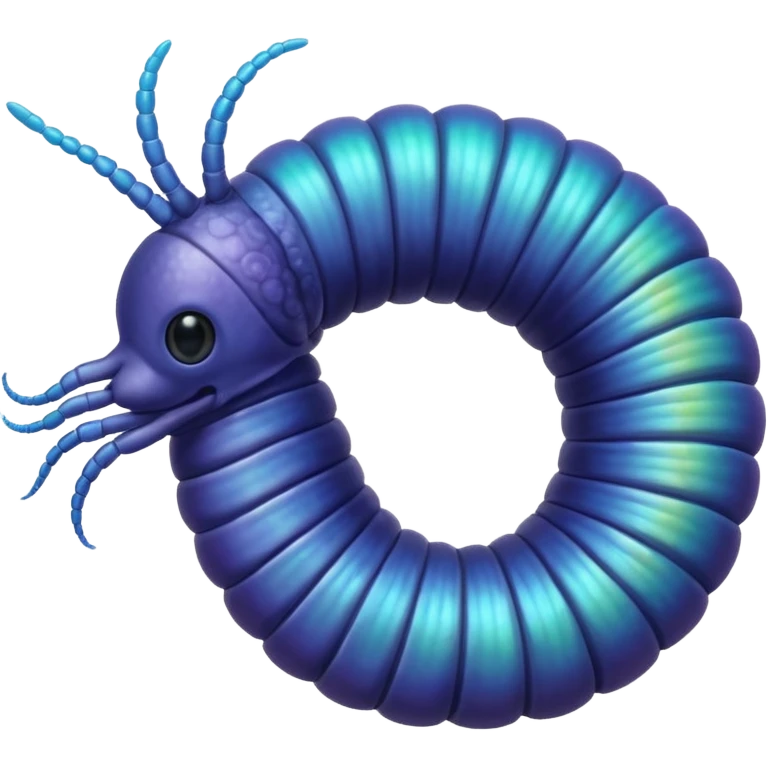 Polychaete worm emoji
