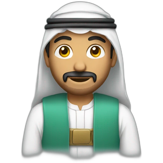 arab man coding emoji