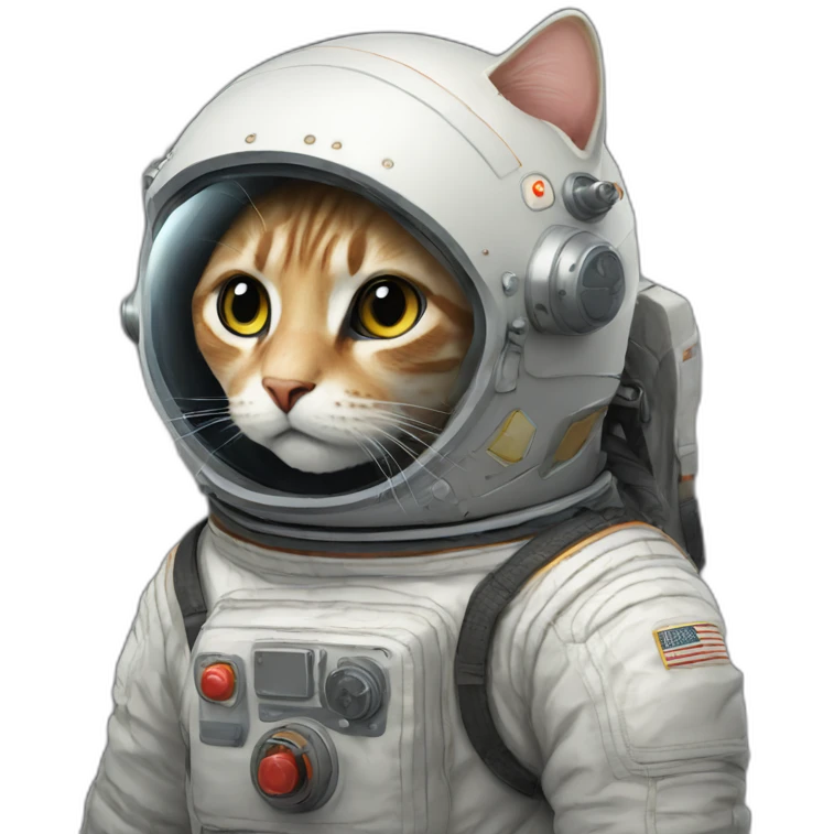 Taikonaut cat emoji