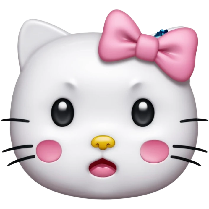 Hello kitty crying emoji
