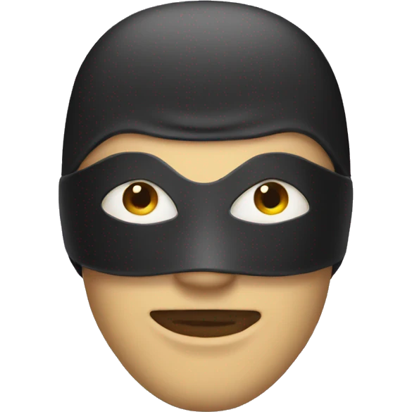 mysterious masked man  emoji