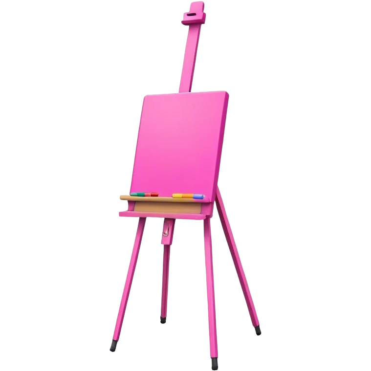 Pink easel  emoji