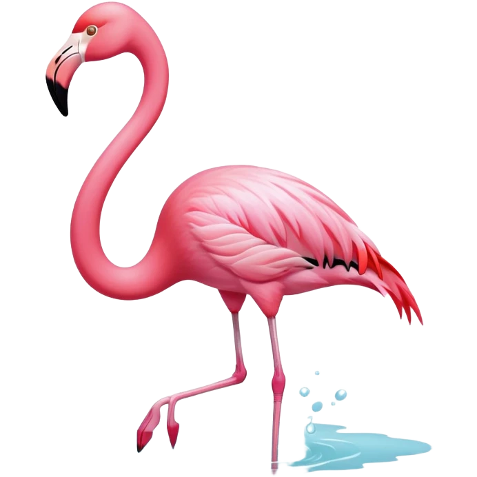 Flamant rose  emoji