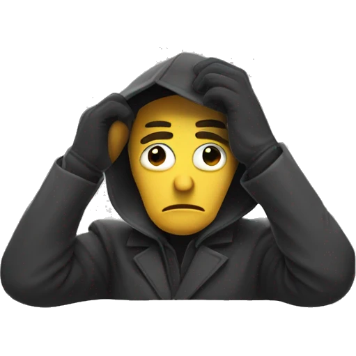 sad spy scraping emoji