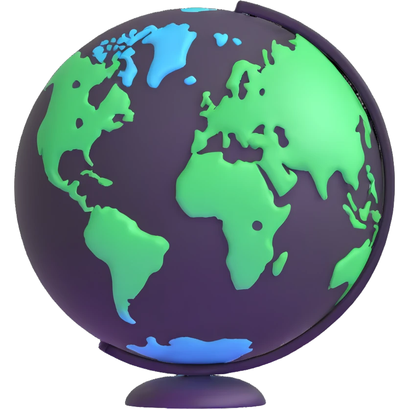 globe sweating with high temperature emoji