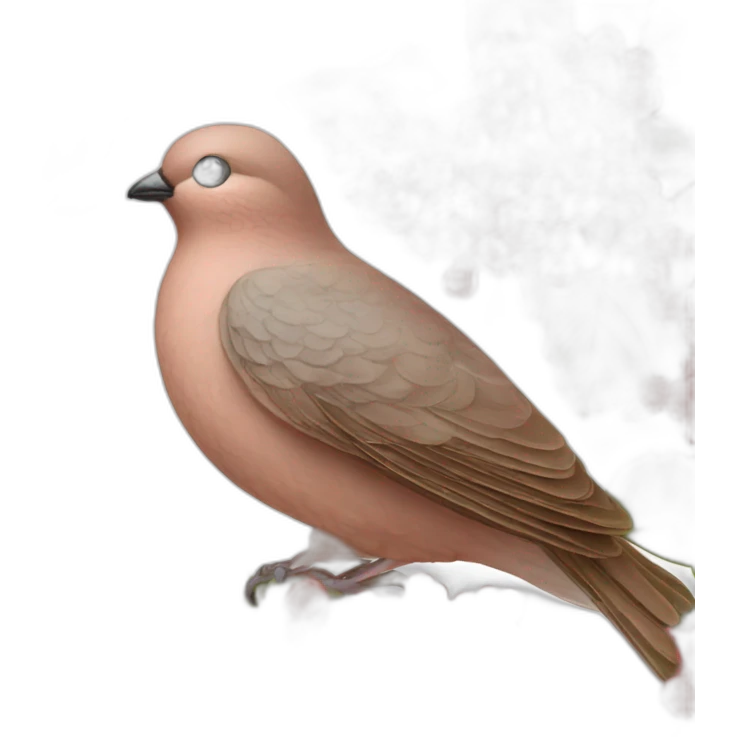 Ukraine, red viburnum dove emoji