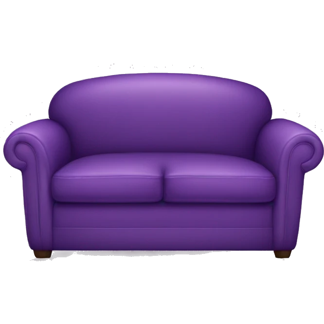 Purple couch emoji