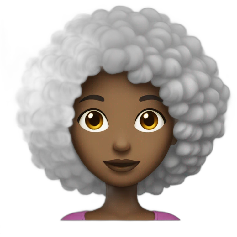 AFRO GIRL emoji