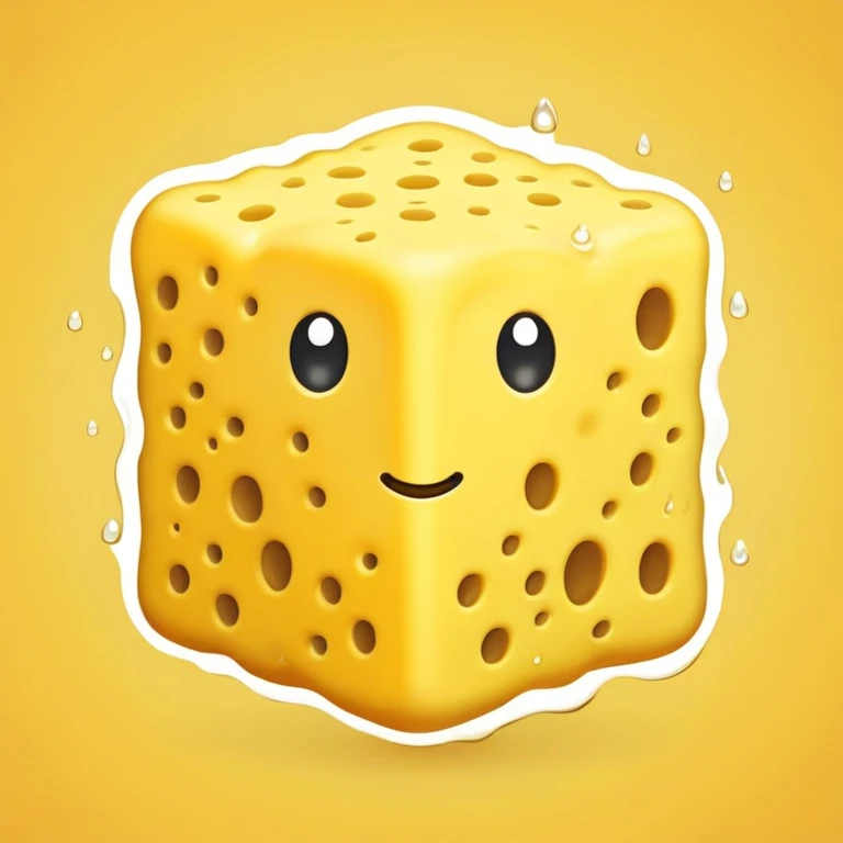 Squeezed sponge emoji