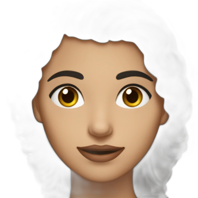MUJER MORENA CLARA CON LENTE OBSCURO emoji