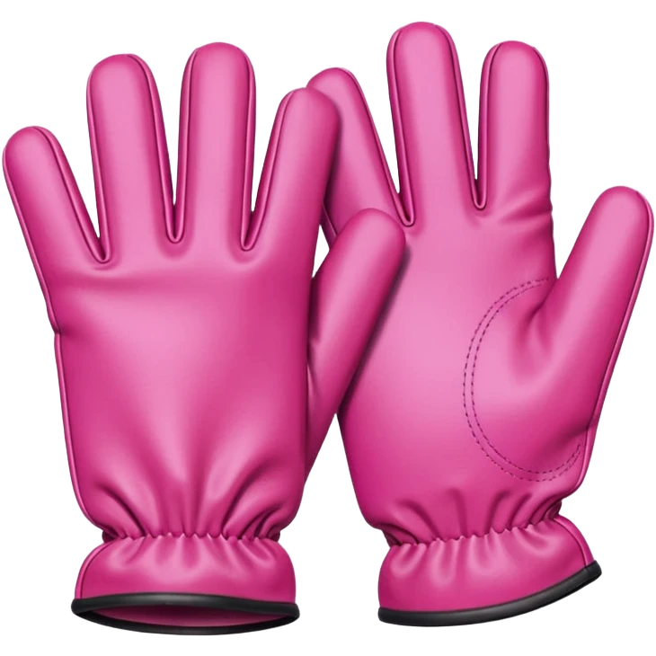 Gloves – pink emoji