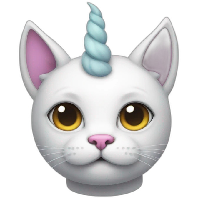 Unicorn cat emoji