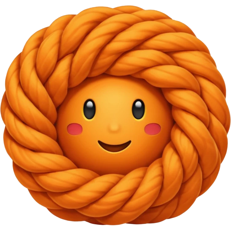 orange yarn  emoji