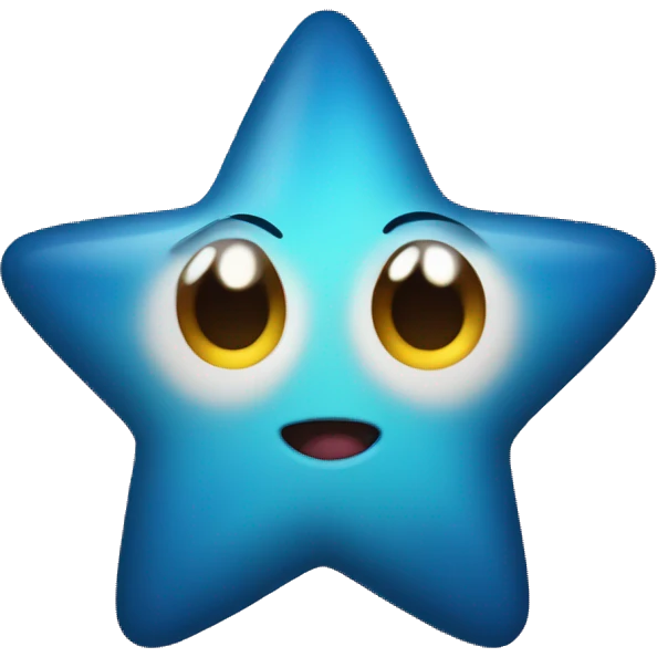 cute star with eyes emoji