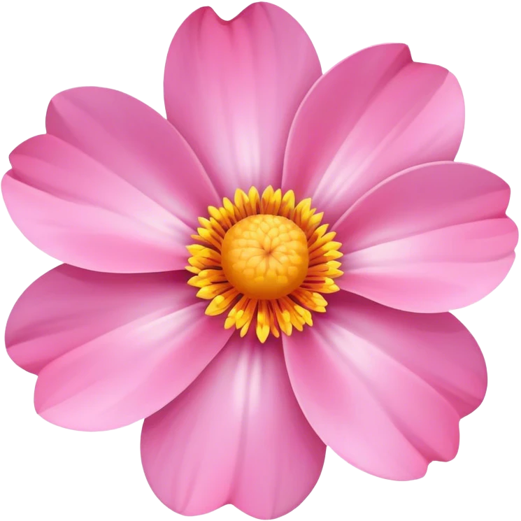 Pink flower emoji