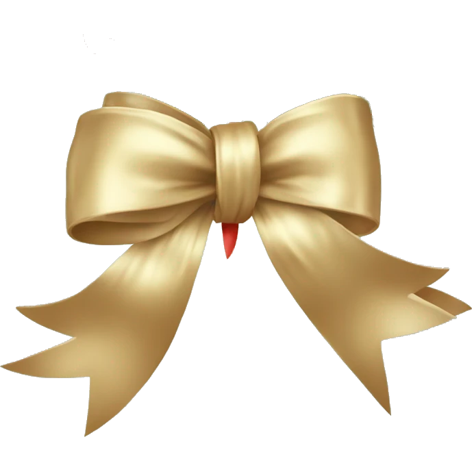 Bow on Christmas tree ￼ emoji