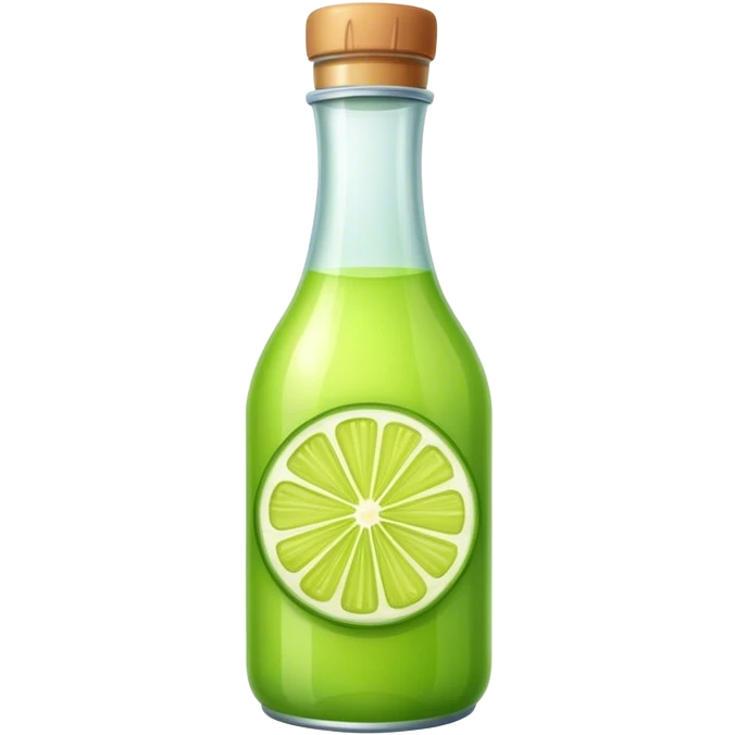 Bottled lime juice emoji