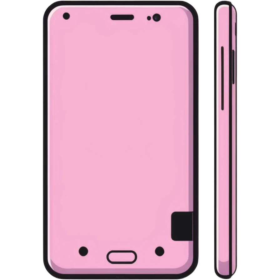 pink gothic smartphone emoji
