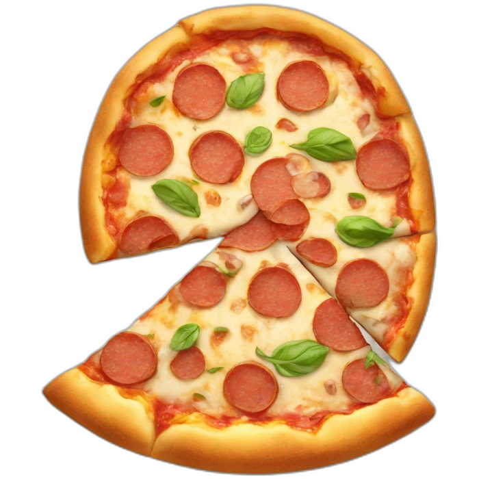 Rumäne mit Pizza emoji
