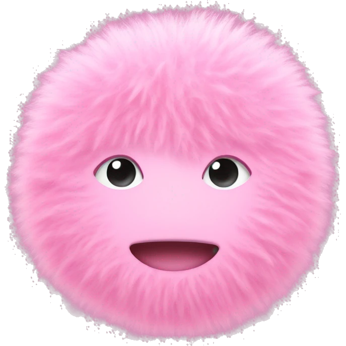 Light pink fuzzy letter t emoji