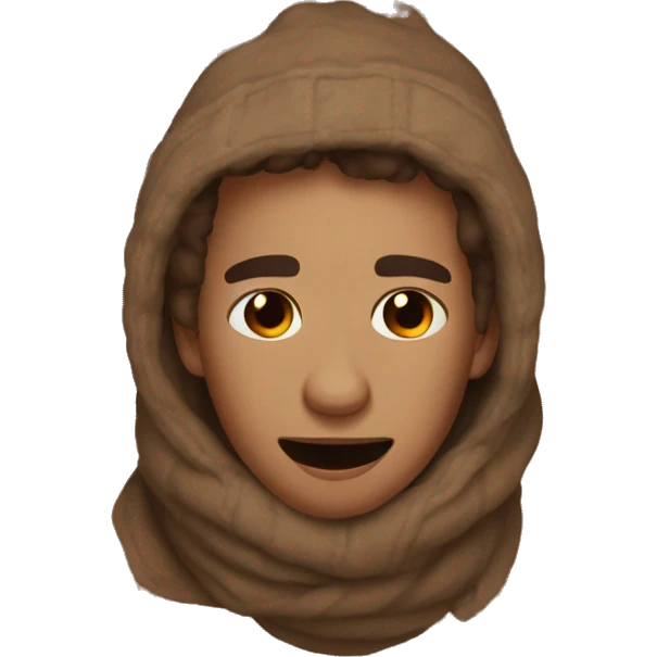 Brown cozy  emoji