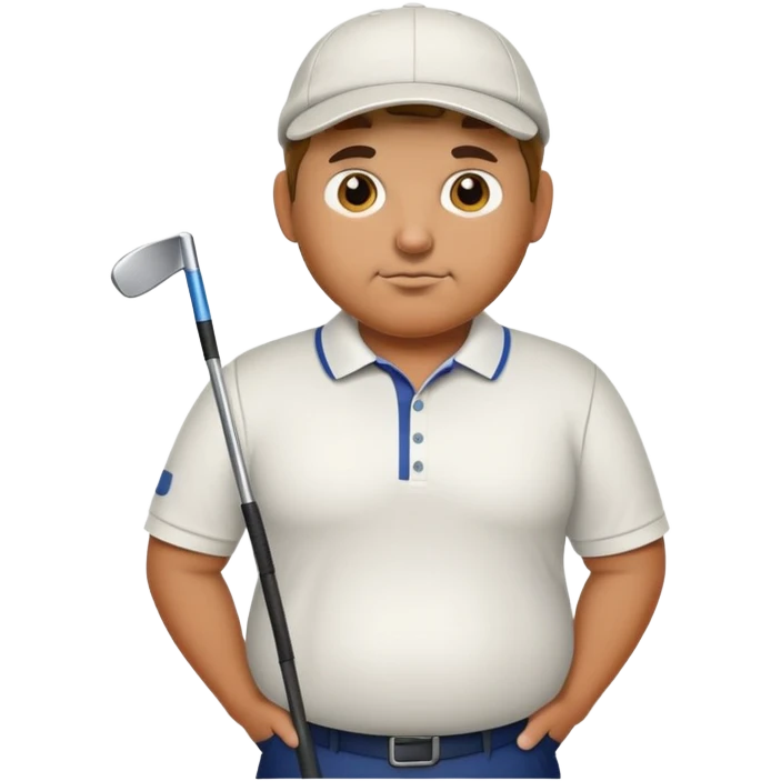 Bloated golfer  emoji