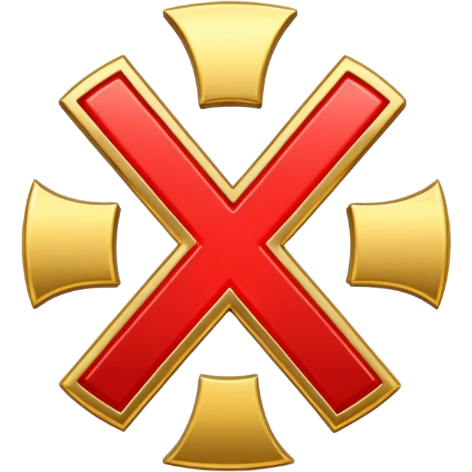 Money symbol with a red x covering it emoji
