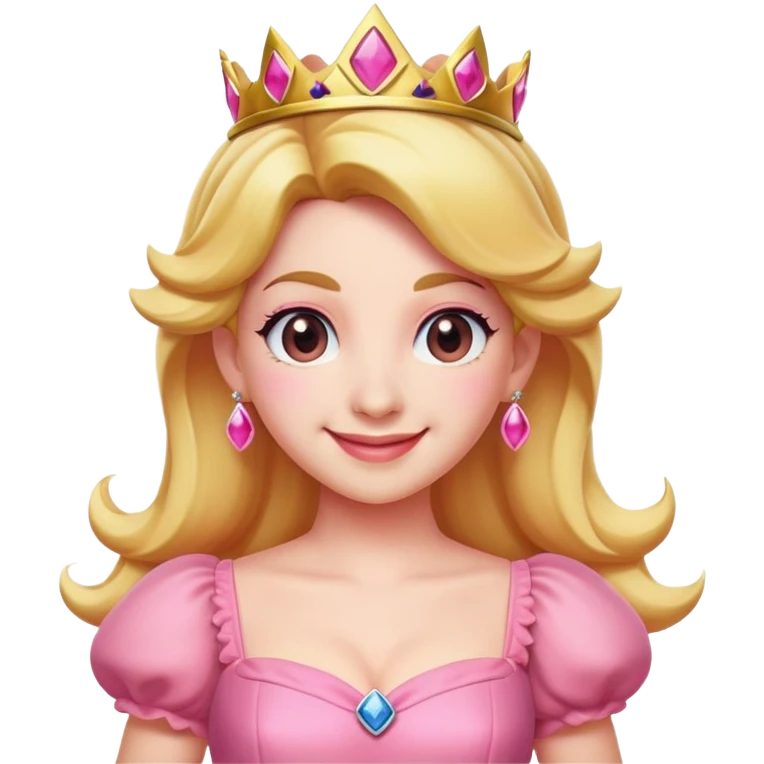 Princess from mario with big boobs  emoji