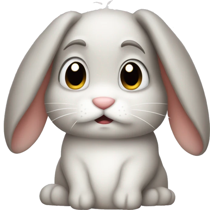 bunny unhappy emoji