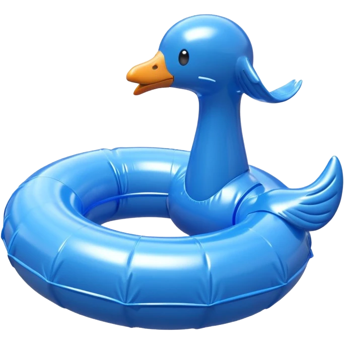 3D render of Water Wings made of shiny inflatable vinyl, visible seam lines, air valve, highly reflective plastic texture, pool toy aesthetic. emoji