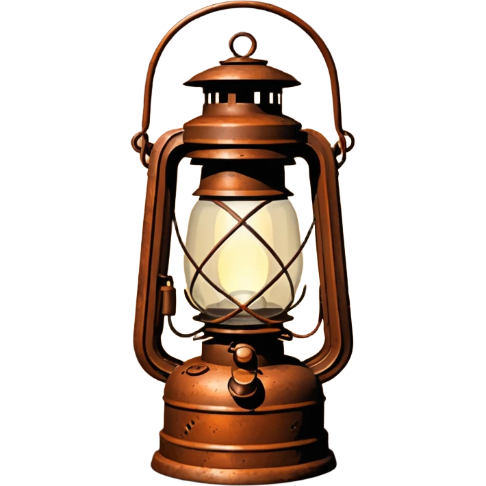 old lantern emoji
