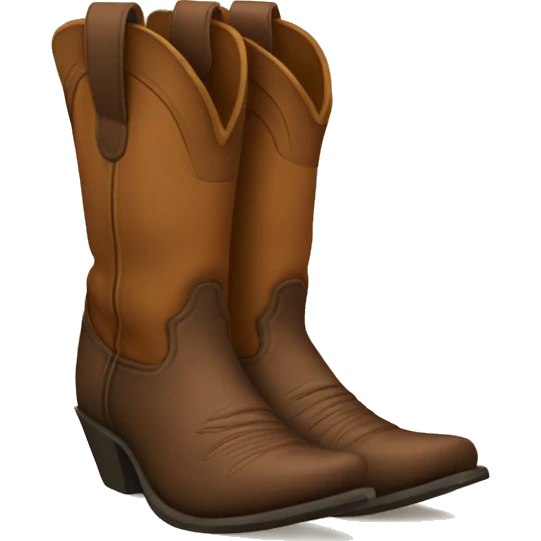 Cowboy boots emoji