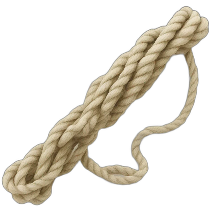 Rope and soap emoji