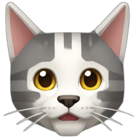 cat in minecraft emoji