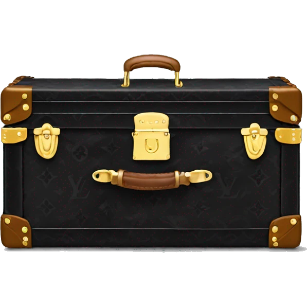 Black Luis Vuitton Trunk emoji
