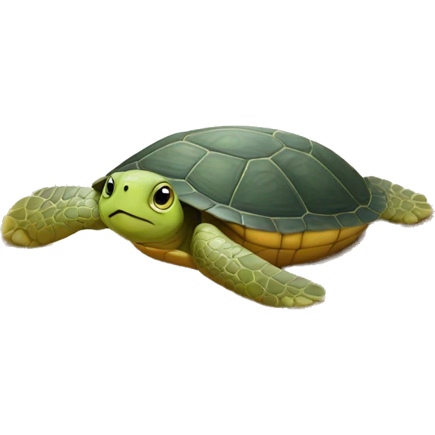 turtle on the sand emoji