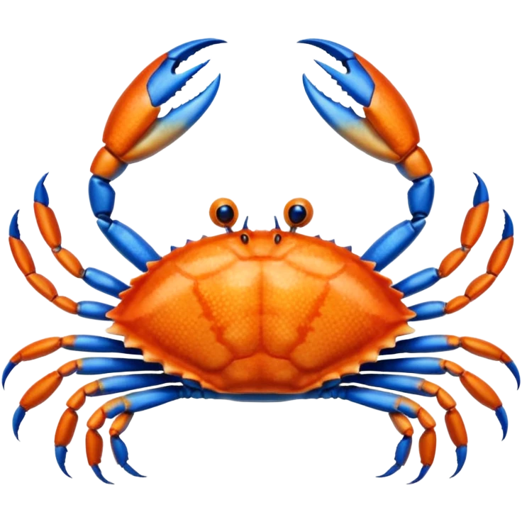 blue crab emoji