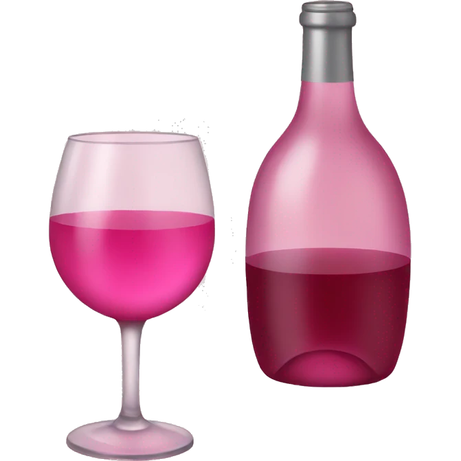 pink wine emoji
