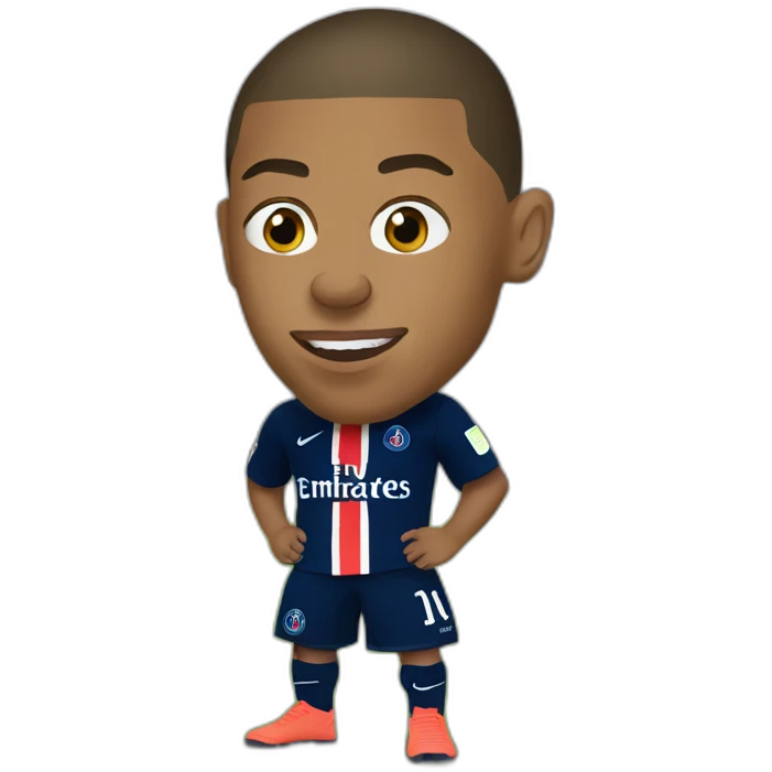 kylian mbappe psg emoji